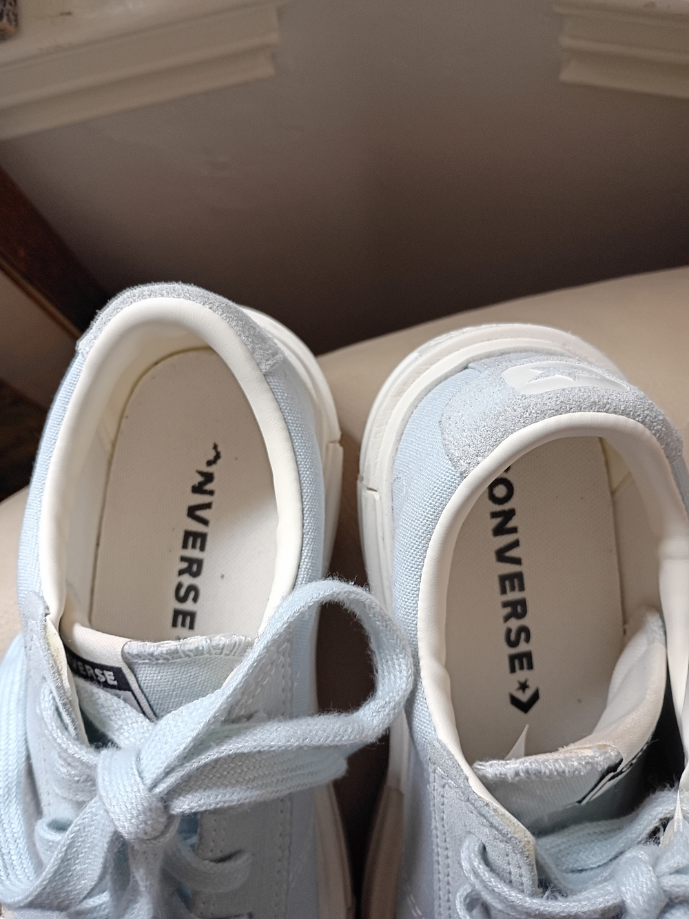 Converse Light Blue Canvas Low-Top Sneakers - Picture 7 of 8